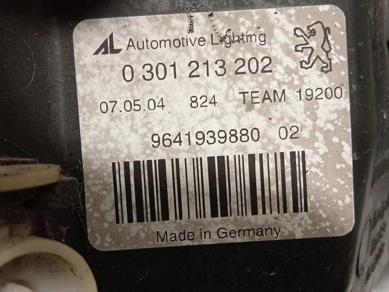 Recambio de faro derecho para peugeot 407 st confort referencia OEM IAM 9641939880  0301213202