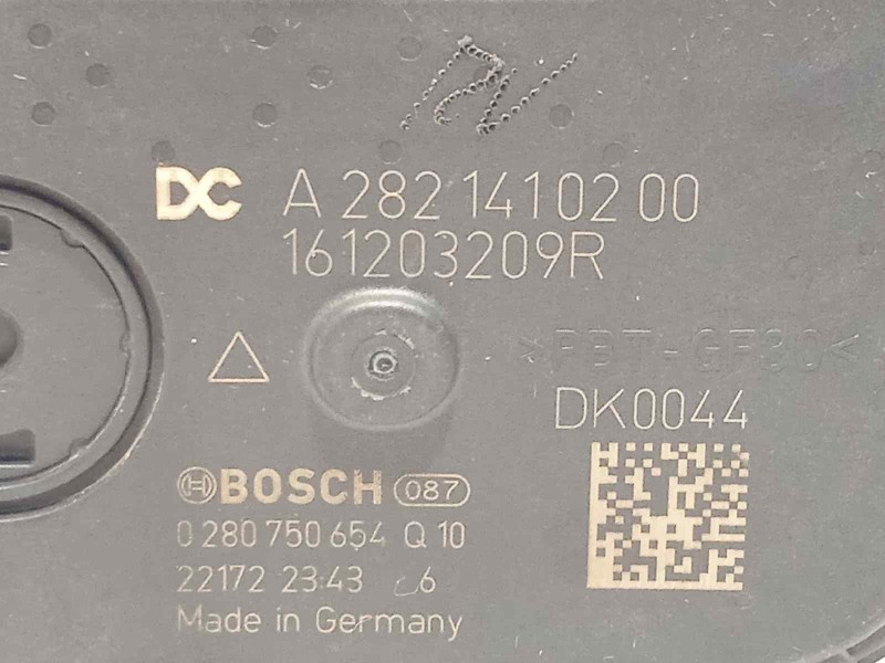 Recambio de caja mariposa para renault austral techno espirit alpine referencia OEM IAM A2821410200 0280750654 161203209R