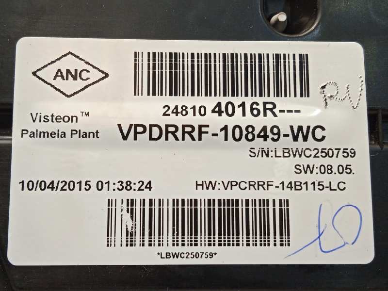 Recambio de cuadro instrumentos para renault captur 1.3 tce referencia OEM IAM 248104016R  