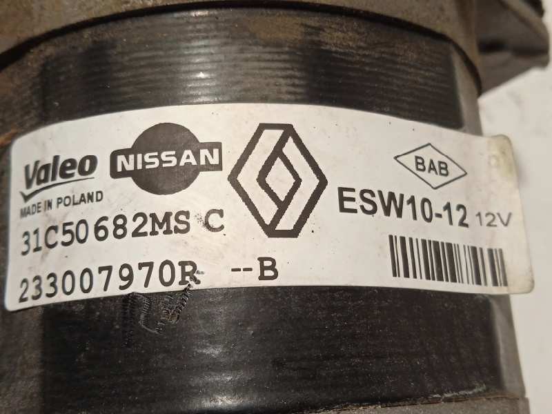 Recambio de motor arranque para renault captur 1.3 tce referencia OEM IAM 233007970R  ESW1012