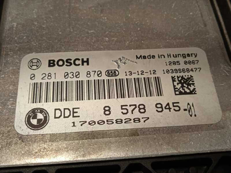 Recambio de centralita motor uce para bmw serie 1 lim. (f20) 116d referencia OEM IAM 8578945  0281030870