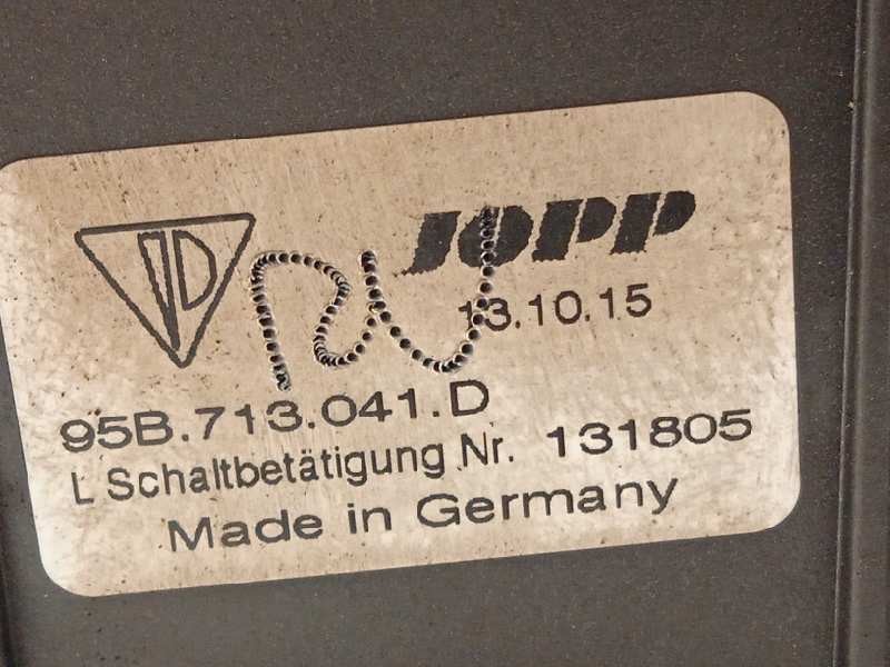 Recambio de palanca cambio para porsche macan (typ ) s diesel referencia OEM IAM 95B713041D 95B713139B8YR 95B713059