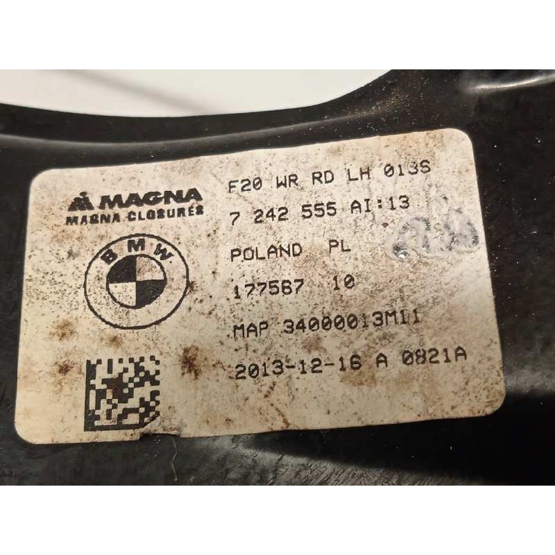 Recambio de elevalunas trasero izquierdo para bmw serie 1 lim. (f20) 116d referencia OEM IAM 67627341563  51357281883