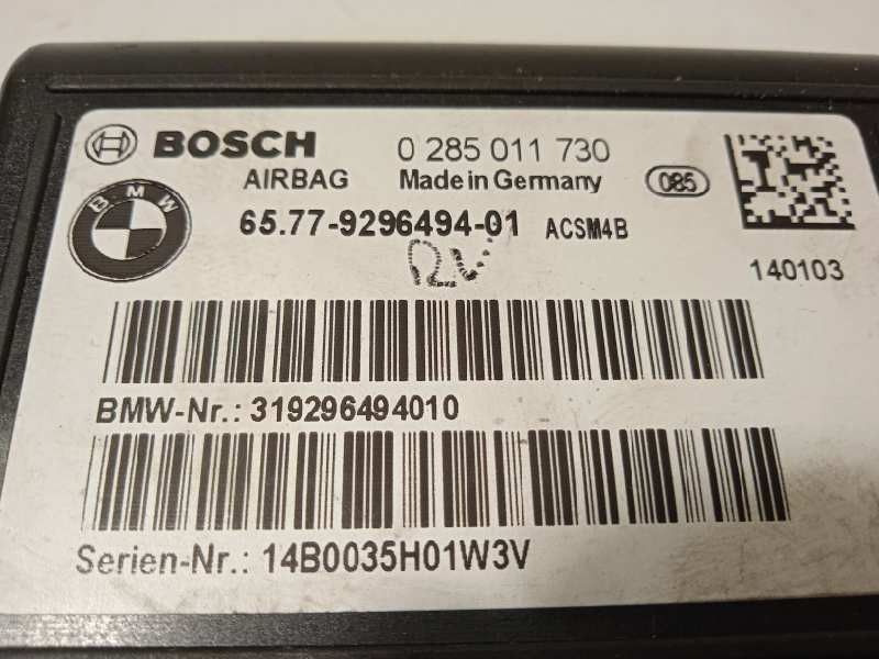 Recambio de centralita airbag para bmw serie 1 lim. (f20) 116d referencia OEM IAM 65779296494  