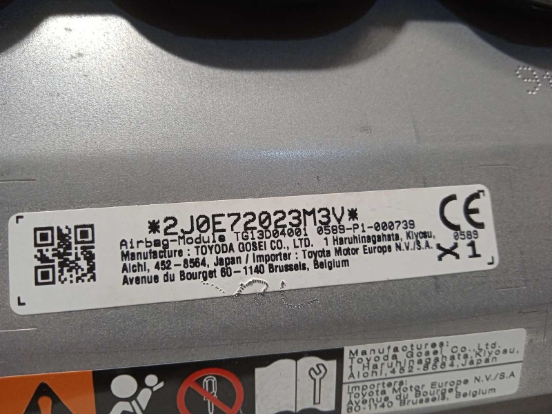 Recambio de airbag delantero izquierdo para toyota c-hr hybrid advance referencia OEM IAM TG13D04001  