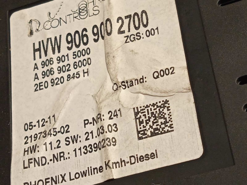 Recambio de cuadro instrumentos para volkswagen crafter combi (2e) 2.0 tdi referencia OEM IAM 2E0920845H  