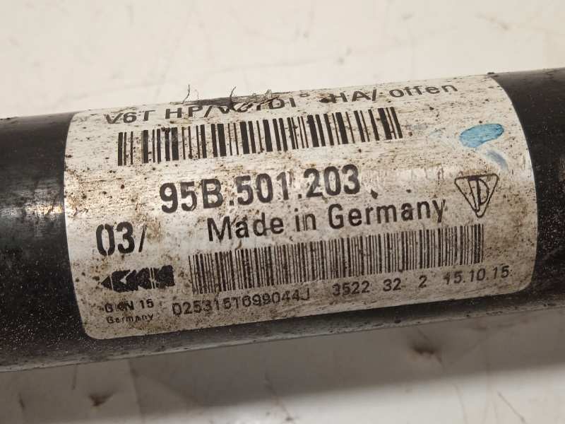 Recambio de transmision trasera izquierda para porsche macan (typ ) s diesel referencia OEM IAM 95B501203  