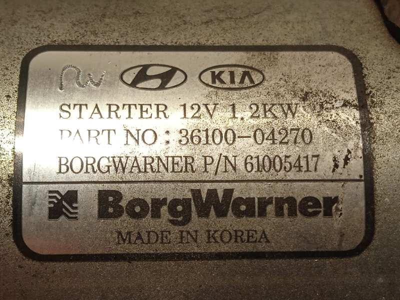 Recambio de motor arranque para hyundai i20 active 1.0 tgdi cat referencia OEM IAM 3610004270  