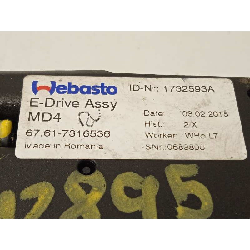 Recambio de motor techo electrico para bmw serie 3 lim. (f30) 330d xdrive referencia OEM IAM 67617316536  