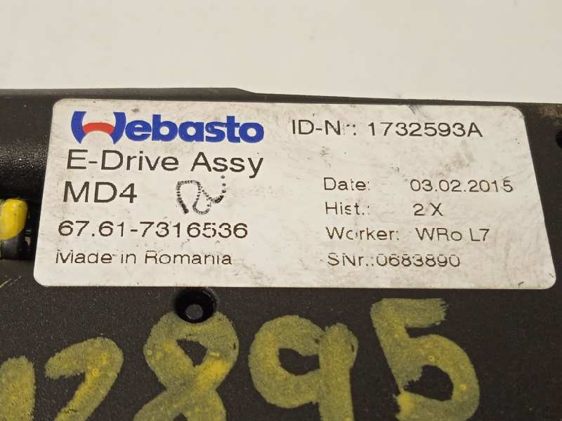 Recambio de motor techo electrico para bmw serie 3 lim. (f30) 330d xdrive referencia OEM IAM 67617316536  