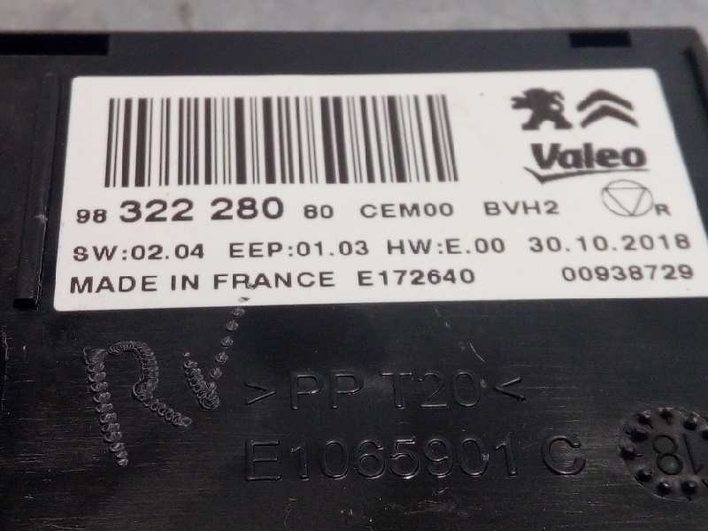 Recambio de modulo electronico para citroën c3 aircross 1.6 blue-hdi fap referencia OEM IAM 9832228080  