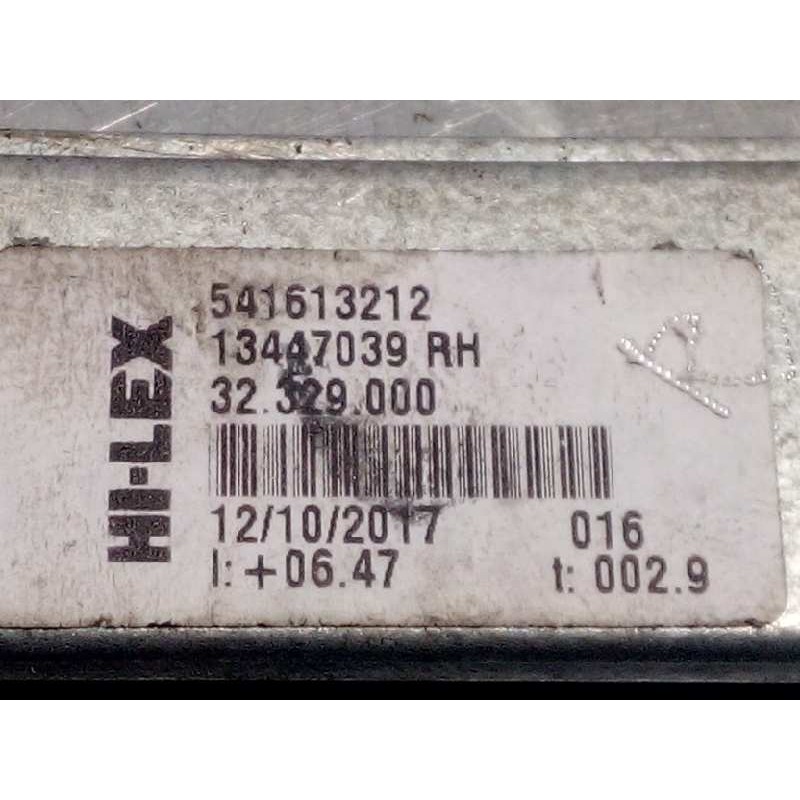 Recambio de elevalunas trasero derecho para opel corsa e 1.4 referencia OEM IAM 541613212  