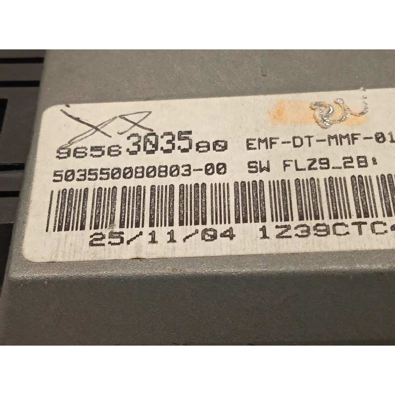 Recambio de pantalla multifuncion para peugeot 607 (s2) 2.2 referencia OEM IAM 9656303580  