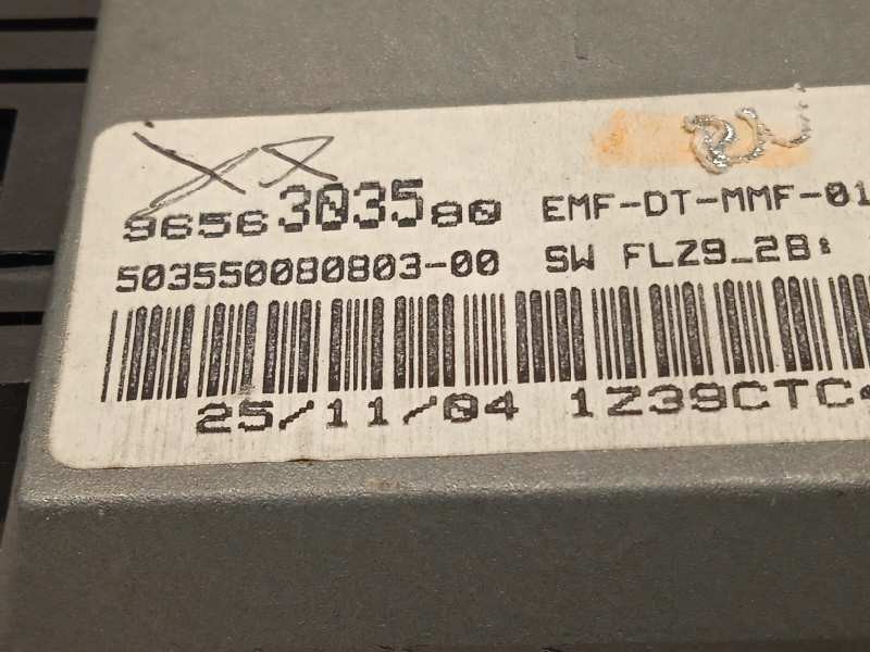 Recambio de pantalla multifuncion para peugeot 607 (s2) 2.2 referencia OEM IAM 9656303580  