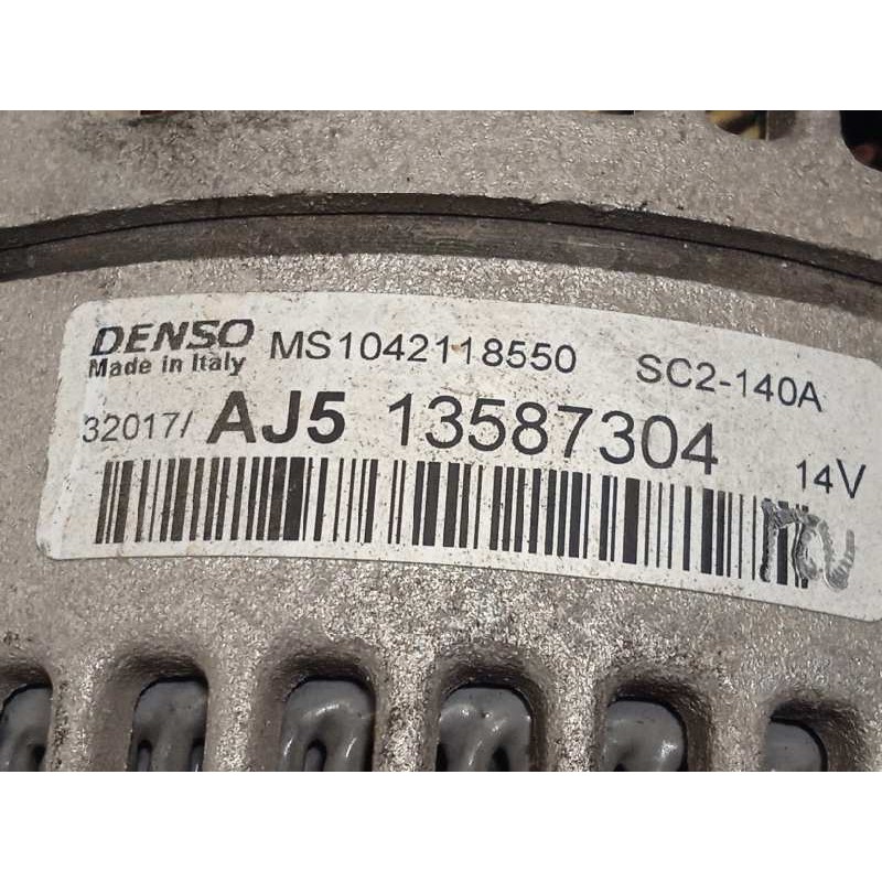Recambio de alternador para opel astra k lim. 5türig 1.6 cdti dpf referencia OEM IAM 13587304  MS1042118550