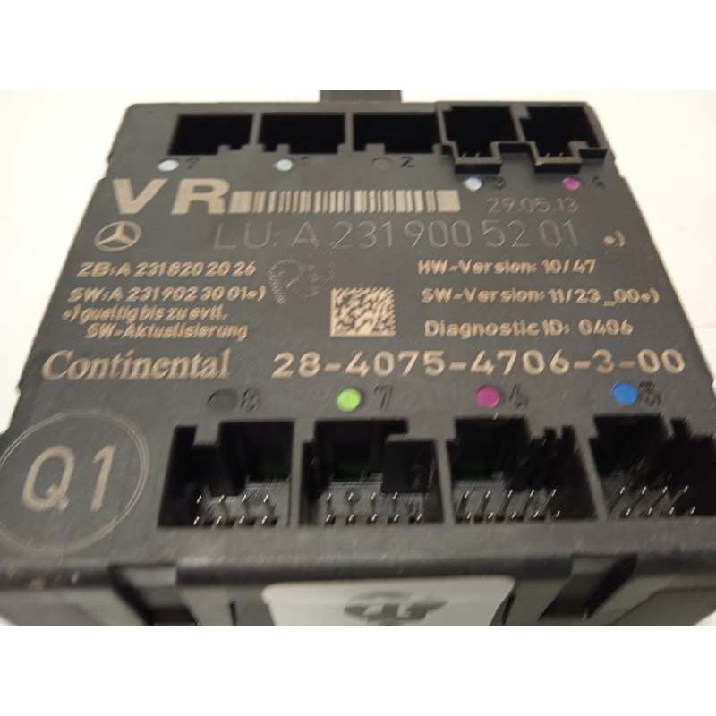 Recambio de centralita confort para mercedes-benz clase sl (w231) sl 500 (231.473) referencia OEM IAM A2319005201  