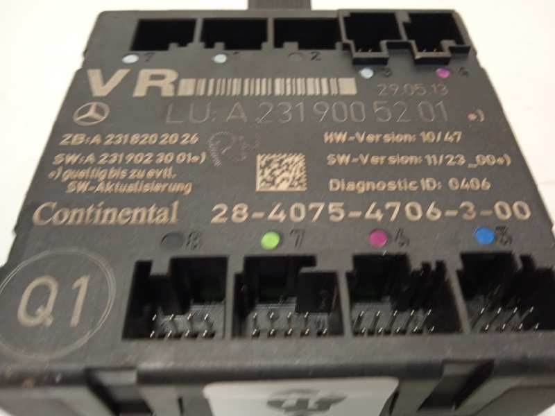 Recambio de centralita confort para mercedes-benz clase sl (w231) sl 500 (231.473) referencia OEM IAM A2319005201  