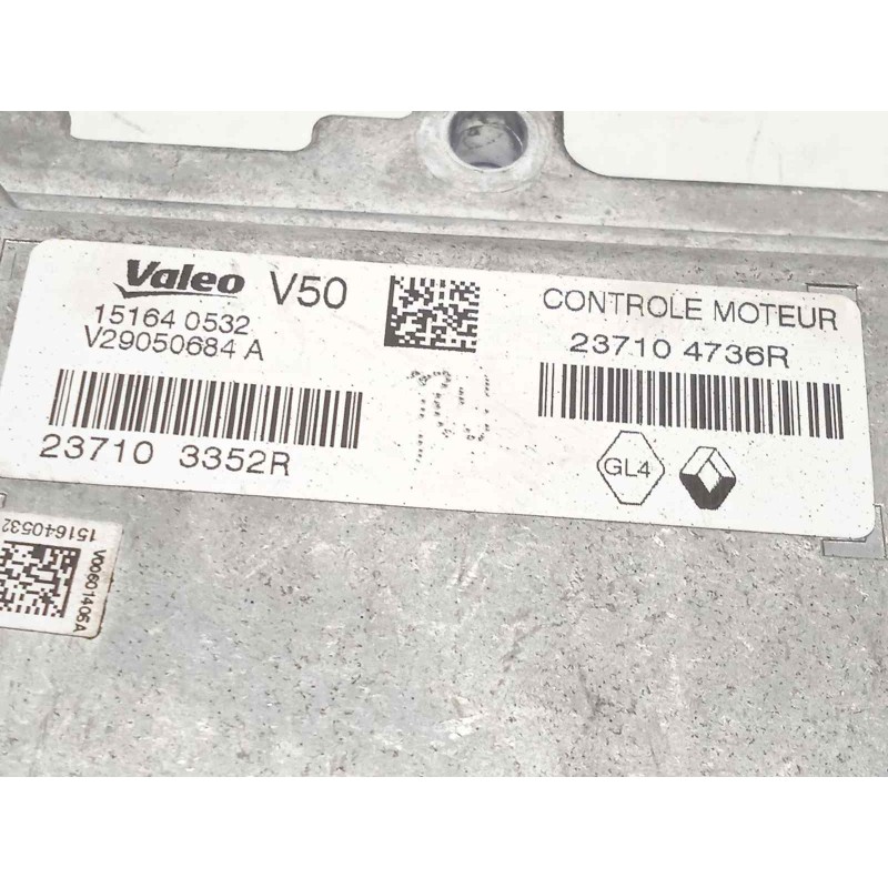 Recambio de centralita motor uce para renault captur dynamique referencia OEM IAM 237104736R  237103352R