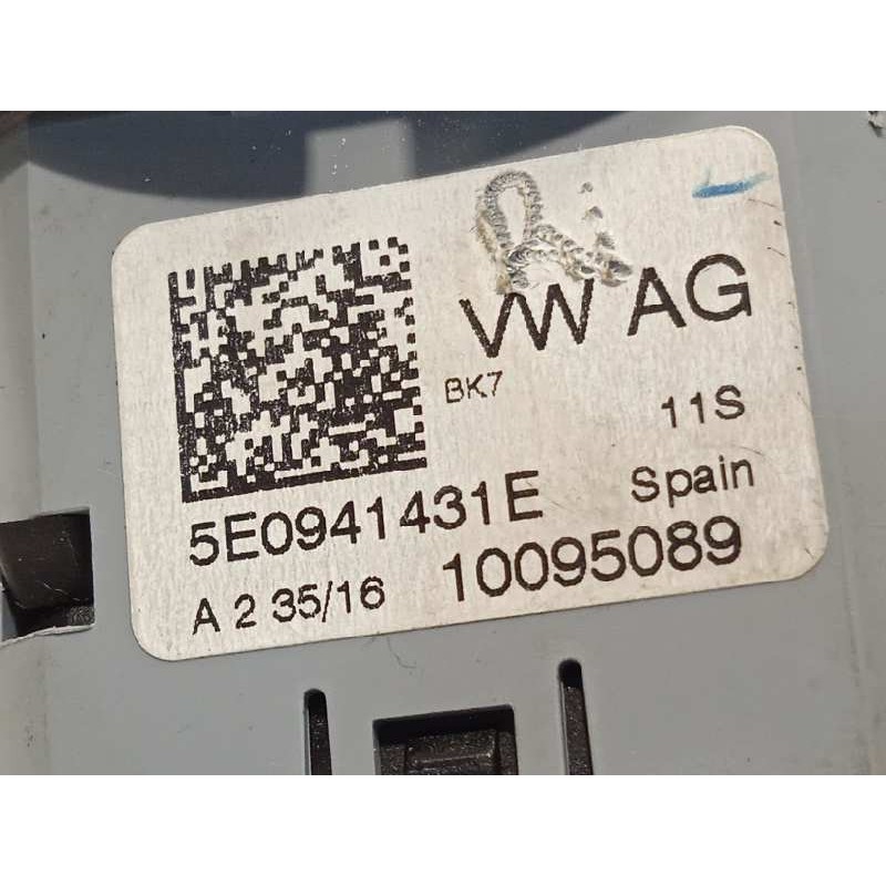 Recambio de mando luces para skoda fabia 1.2 tsi referencia OEM IAM 5E0941431E  5E0941431EWHI