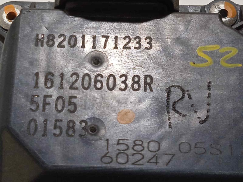 Recambio de caja mariposa para renault captur dynamique referencia OEM IAM 161206038R  H8201171233