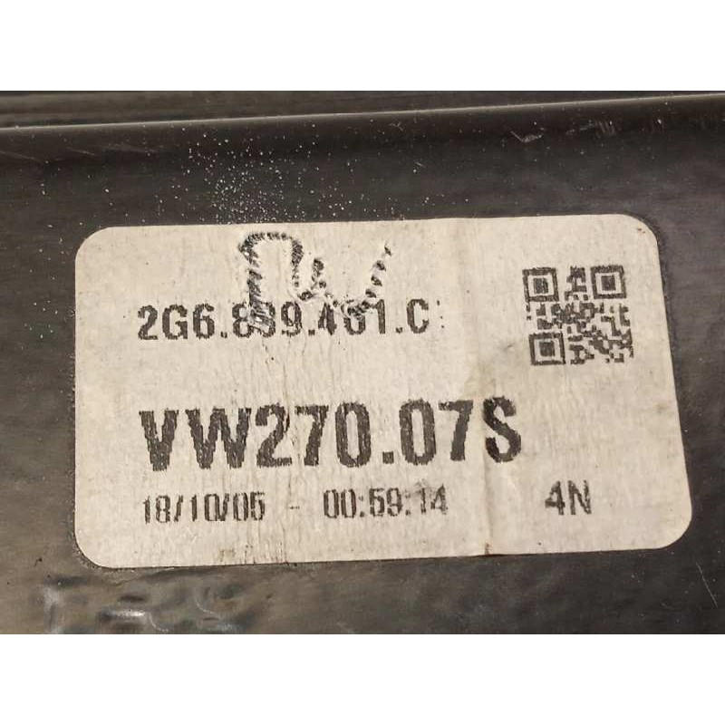 Recambio de elevalunas trasero izquierdo para volkswagen polo 1.0 tsi referencia OEM IAM 2G6839461C  5Q0959811D