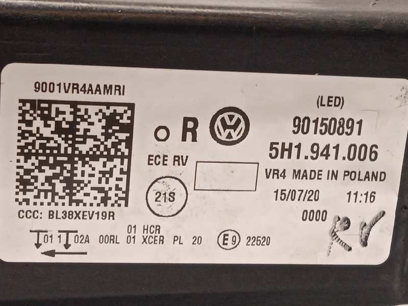 Recambio de faro derecho para volkswagen golf viii lim. (cd1) style referencia OEM IAM 5H1941006  