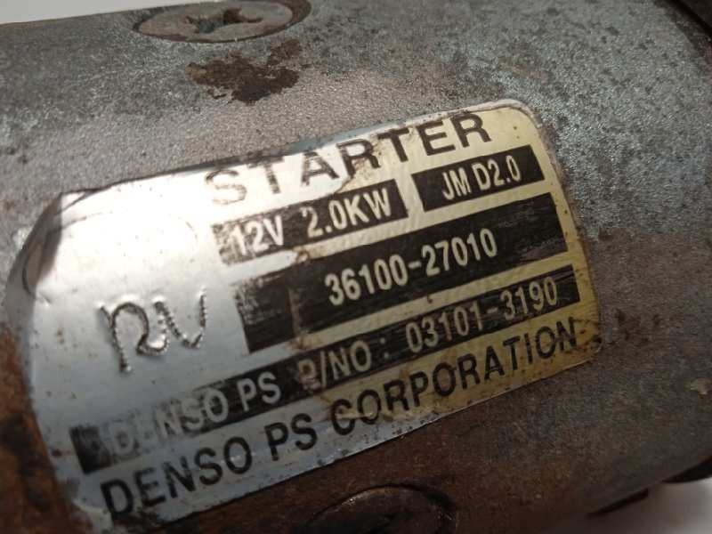 Recambio de motor arranque para hyundai tucson (jm) 2.0 crdi cat referencia OEM IAM 3610027010  031013190