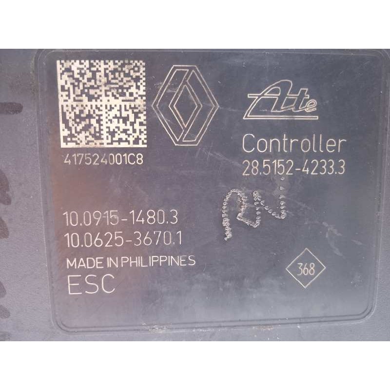 Recambio de abs para renault megane iv berlina 5p tech road referencia OEM IAM 476607355R 28515242333 10022010264