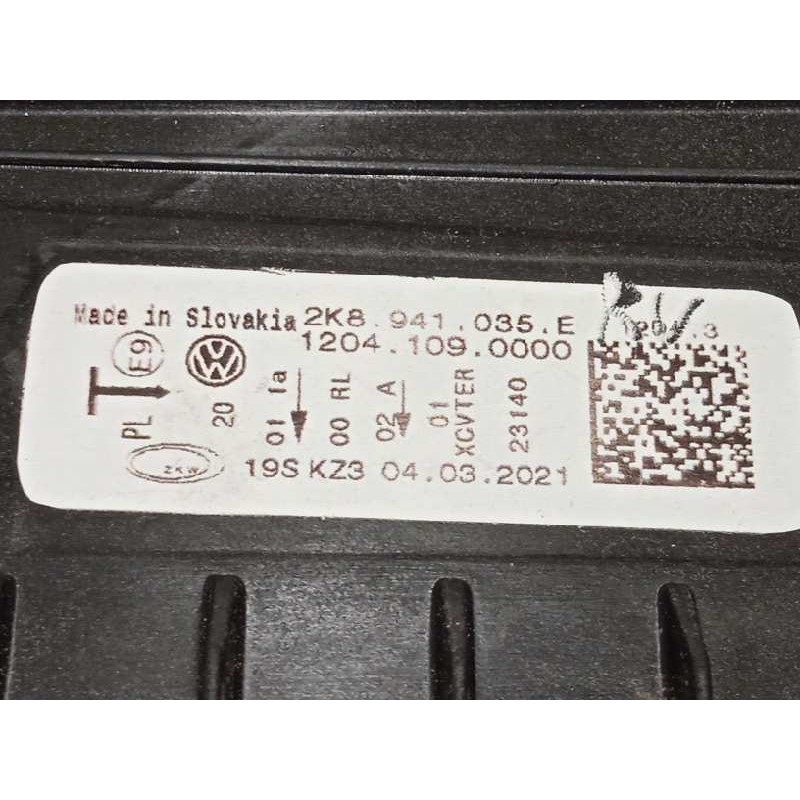 Recambio de faro izquierdo para volkswagen caddy life referencia OEM IAM 2K8941035E  