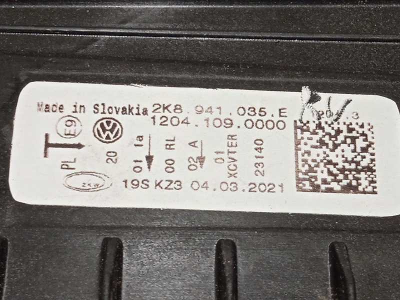 Recambio de faro izquierdo para volkswagen caddy life referencia OEM IAM 2K8941035E  