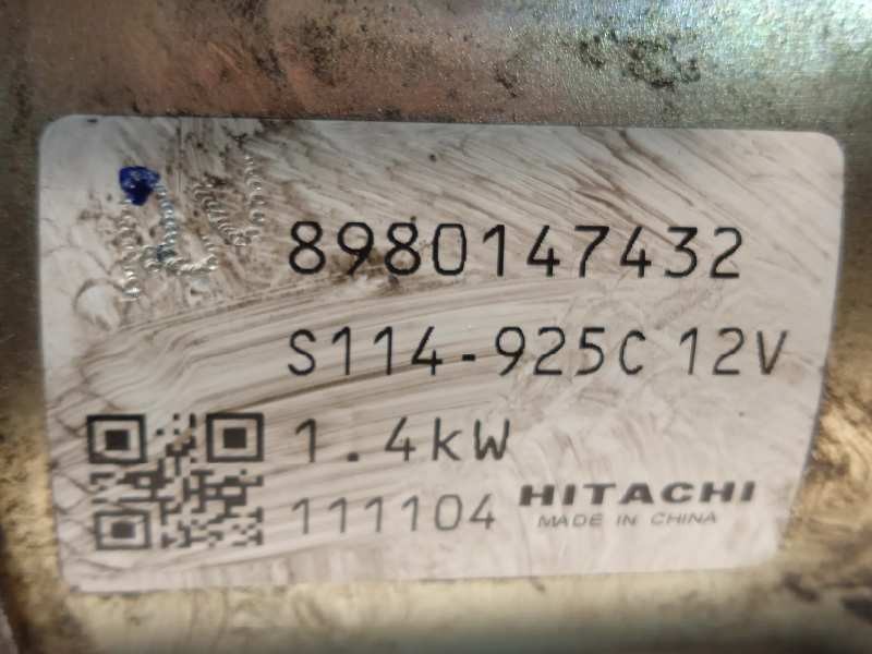 Recambio de motor arranque para opel meriva b 1.7 16v cdti referencia OEM IAM 8980147432  S114925C