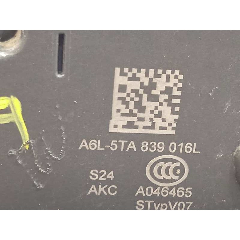 Recambio de cerradura puerta trasera derecha para skoda fabia combi 1.0 tsi referencia OEM IAM 5TA839016L  