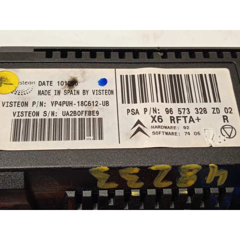 Recambio de mando climatizador para citroën c6 exclusive referencia OEM IAM 96573328ZD  6451SY