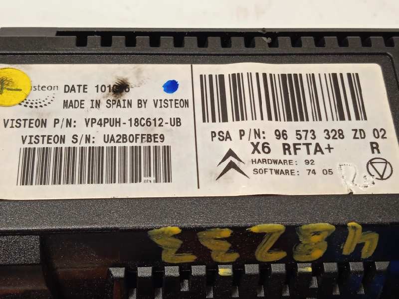 Recambio de mando climatizador para citroën c6 exclusive referencia OEM IAM 96573328ZD  6451SY