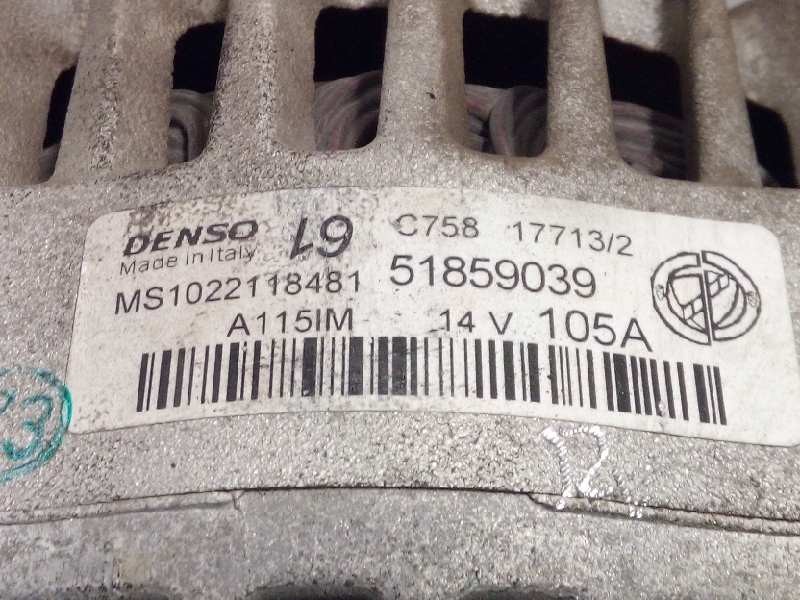 Recambio de alternador para fiat 500 1.2 referencia OEM IAM 51859039  MS1022118481