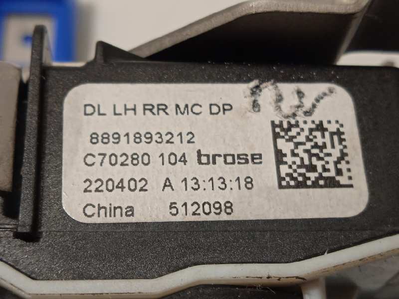 Recambio de cerradura puerta trasera izquierda para lynk&co lynk & co 01 1.5 phev referencia OEM IAM 8891893212  