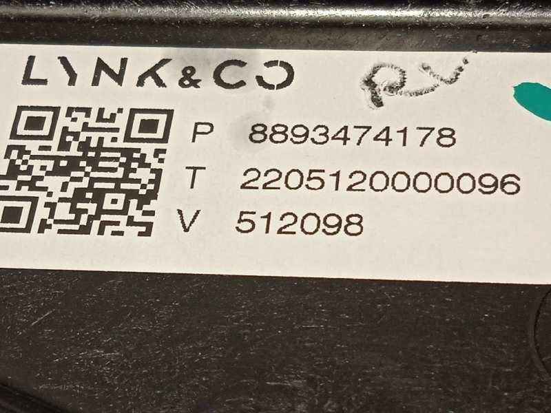Recambio de elevalunas delantero derecho para lynk&co lynk & co 01 1.5 phev referencia OEM IAM 8893474178  