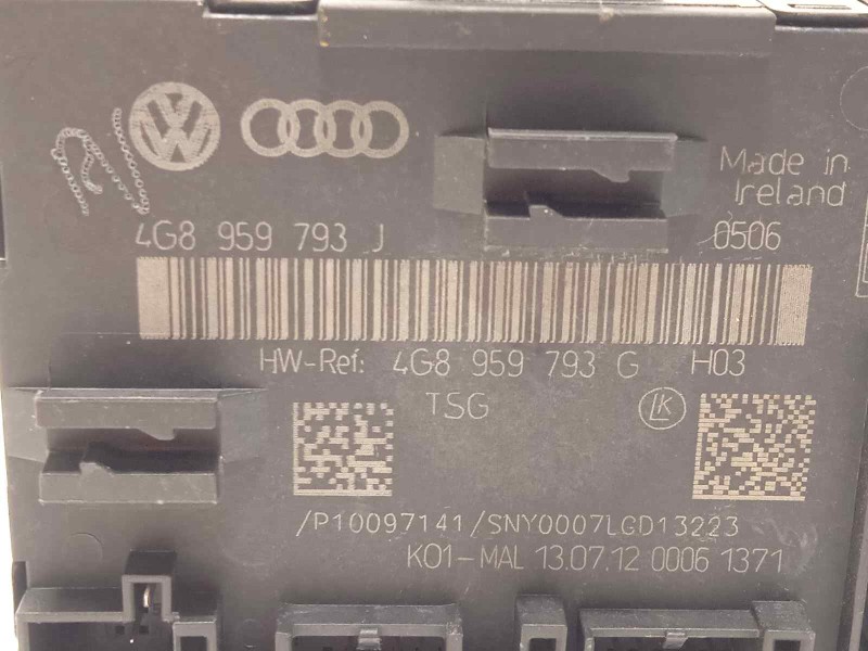 Recambio de modulo confort para audi a6 lim. (4g2) 3.0 v6 24v tfsi referencia OEM IAM 4G8959793J  
