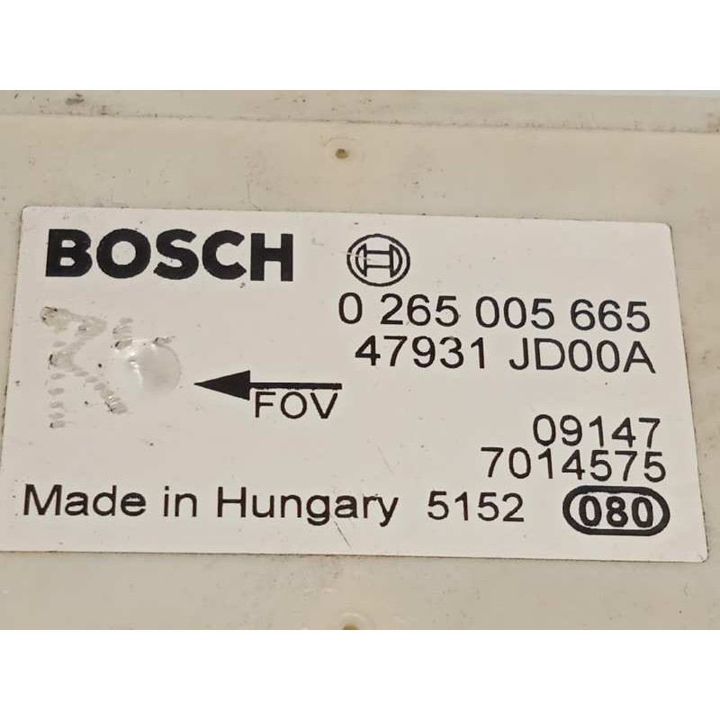 Recambio de centralita esp para nissan qashqai (j10) 1.5 dci turbodiesel cat referencia OEM IAM 47931JD00A  0265005665