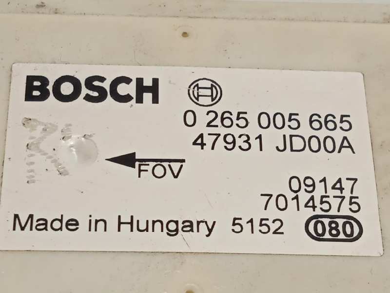 Recambio de centralita esp para nissan qashqai (j10) 1.5 dci turbodiesel cat referencia OEM IAM 47931JD00A  0265005665