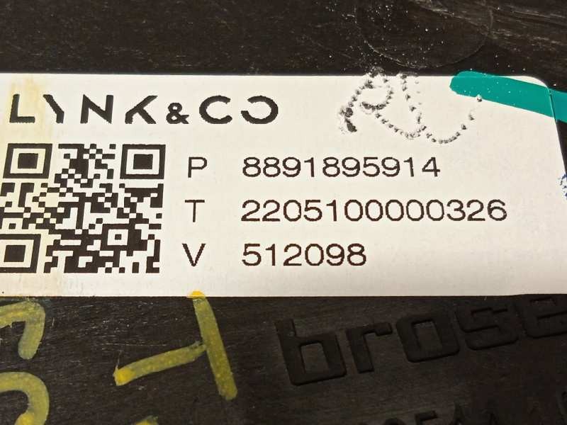 Recambio de elevalunas trasero derecho para lynk&co lynk & co 01 1.5 phev referencia OEM IAM 8891895914  
