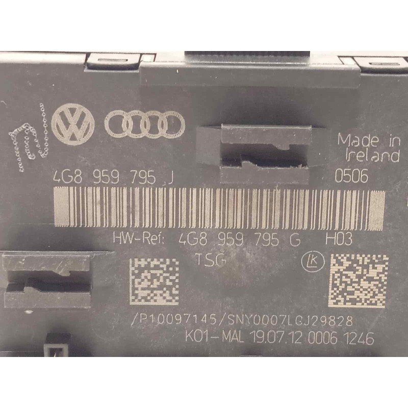 Recambio de modulo confort para audi a6 lim. (4g2) 3.0 v6 24v tfsi referencia OEM IAM 4G8959795J  