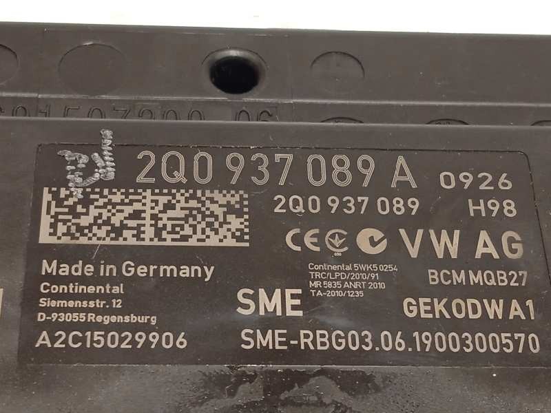 Recambio de centralita confort para seat ibiza (kj1) reference referencia OEM IAM 2Q0937089A  