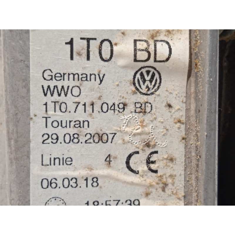 Recambio de palanca cambio para volkswagen caddy furgón/kombi 2.0 tdi referencia OEM IAM 1T0711049BD  1K0711050A