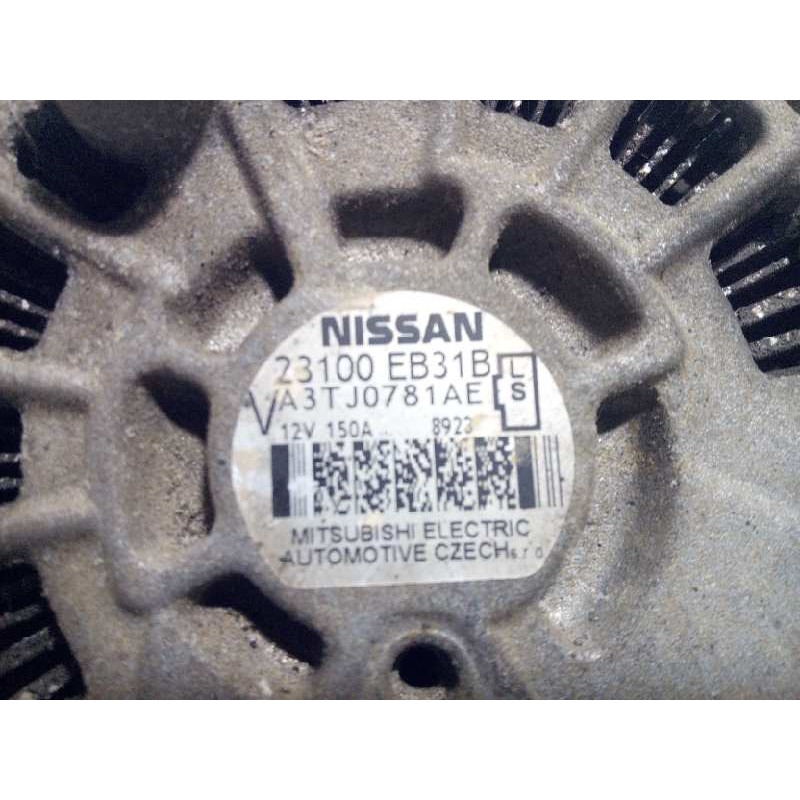 Recambio de alternador para nissan pathfinder (r51) 2.5 dci diesel cat referencia OEM IAM 23100EB31B  