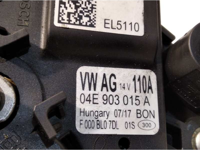 Recambio de alternador para seat ibiza (6j5) stylance referencia OEM IAM 04E903015A  F000BL07DL