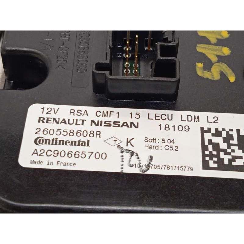 Recambio de centralita faros xenon para renault captur 1.3 tce referencia OEM IAM 260558608R  A2C90665700