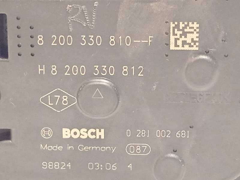 Recambio de caja mariposa para nissan qashqai (j10) tekna referencia OEM IAM 8200330810  0281002681