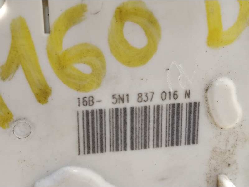 Recambio de cerradura puerta delantera derecha para seat ibiza (6j5) stylance referencia OEM IAM 5N1837016N  