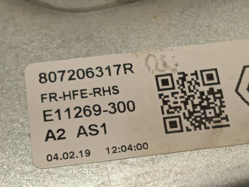 Recambio de elevalunas delantero derecho para renault kadjar 1.3 tce referencia OEM IAM 807206317R  